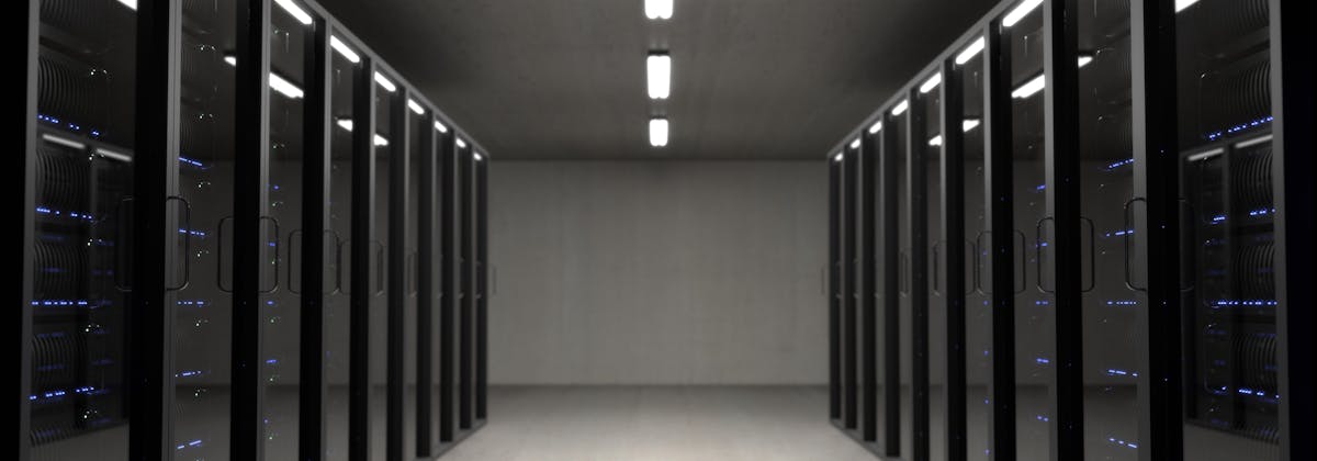 Server rack with backup drives — SME DRP infrastructure